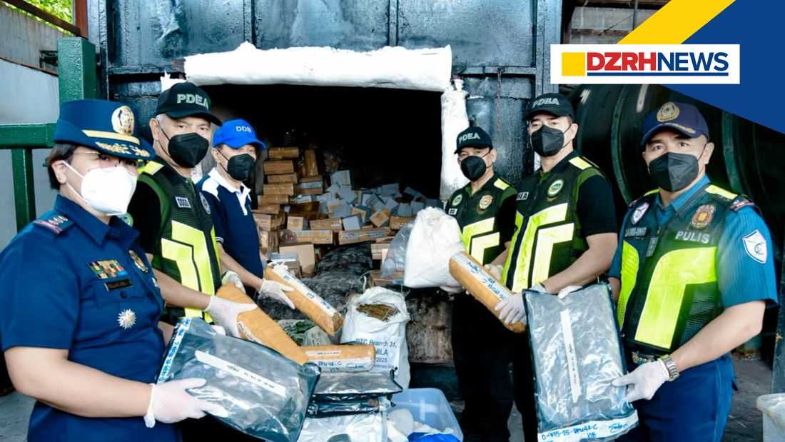 ₱12.34-B worth of dangerous drugs permanently destroyed by PDEA