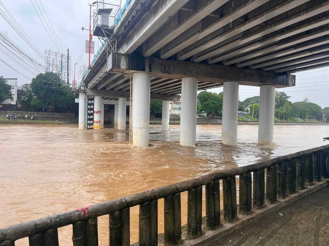 Marikina River at 2nd alarm as water level rises due to Habagat rains
