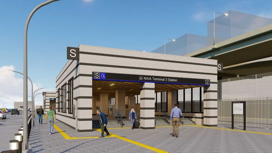 DOTr unveils render of NAIA T3 subway station