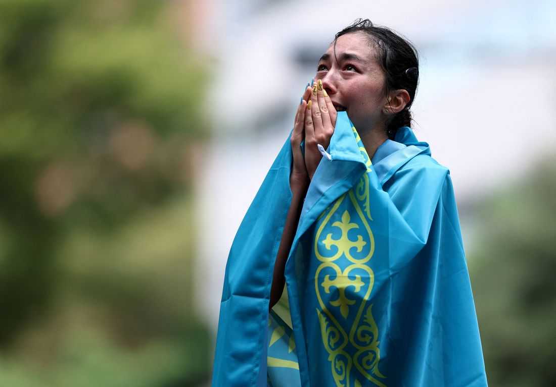 Games-Kazakh race walker's gold medal stripped at Asian Games for footwear breach