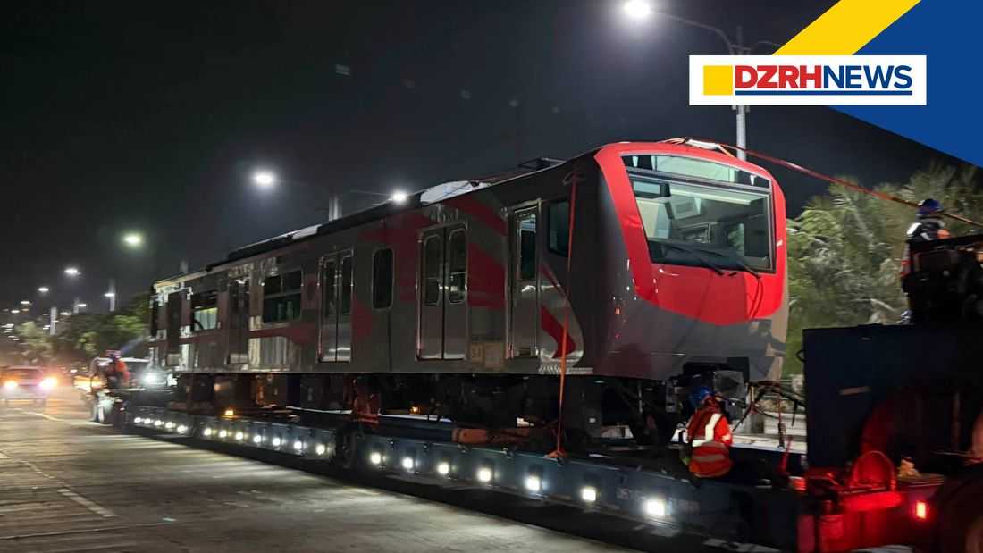 Third NSCR 8-car trainset begins arriving at Malanday Depot