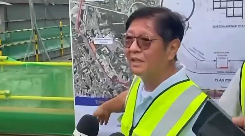 Marcos inspects construction of Metro Manila Subway Project, hails tunnel breakthrough