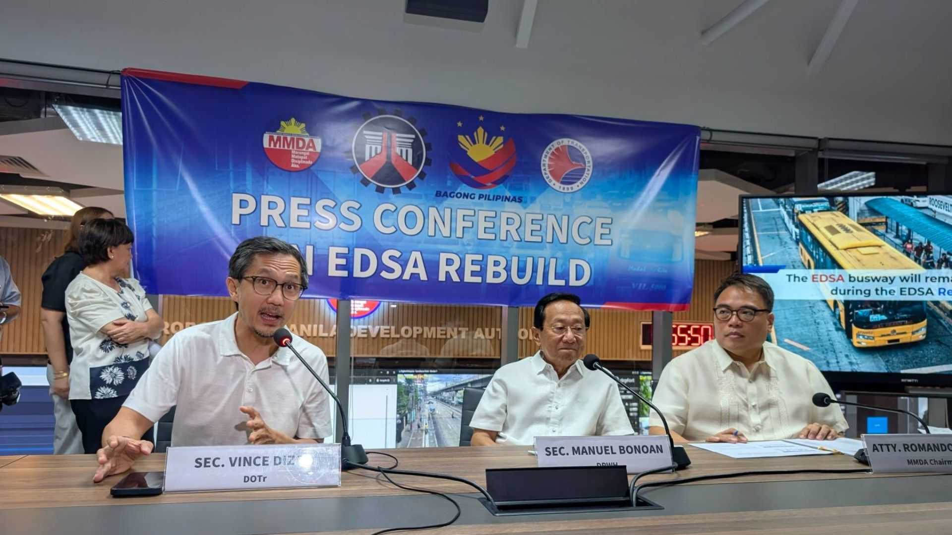 DOTr, DPWH, MMDA unveil intervention plans for 'EDSA Rebuild'