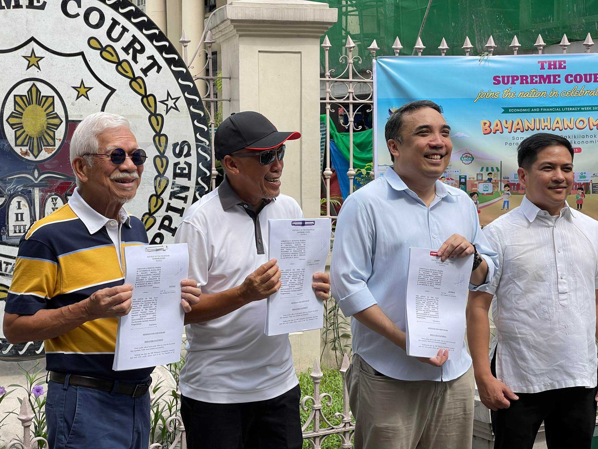 Group files petition questioning OVP's ₱125-M confidential, intelligence funds in 2022