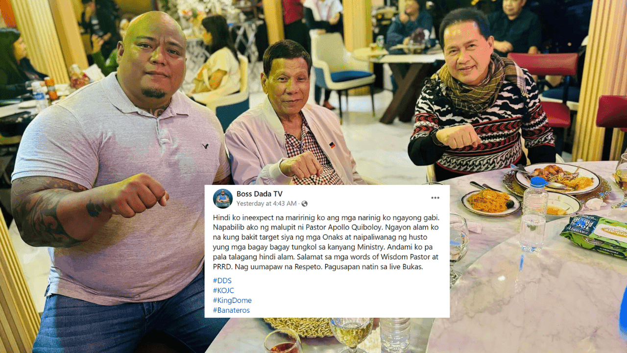 LOOK: Quiboloy spotted with ex-pres. Duterte in a gathering