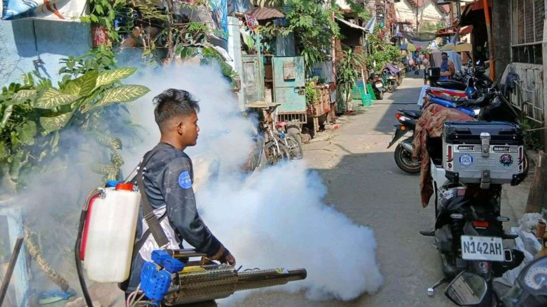 Manila conducts defogging amid dengue case uptick