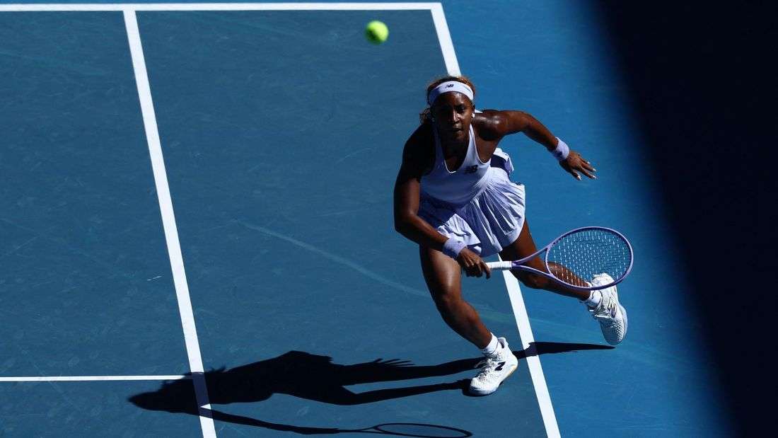 Gauff rallies to despatch Baptiste in all-American matchup