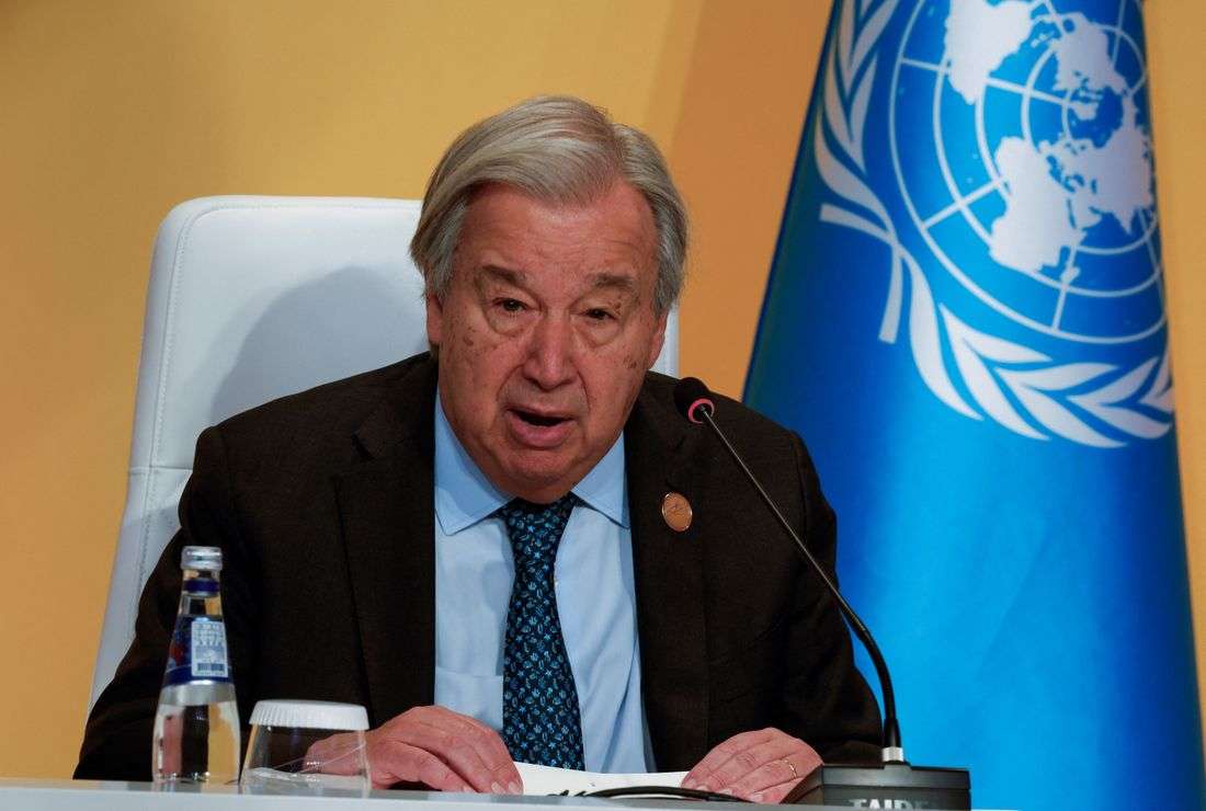 UN chief deeply concerned over Israel's suspension of NGOs