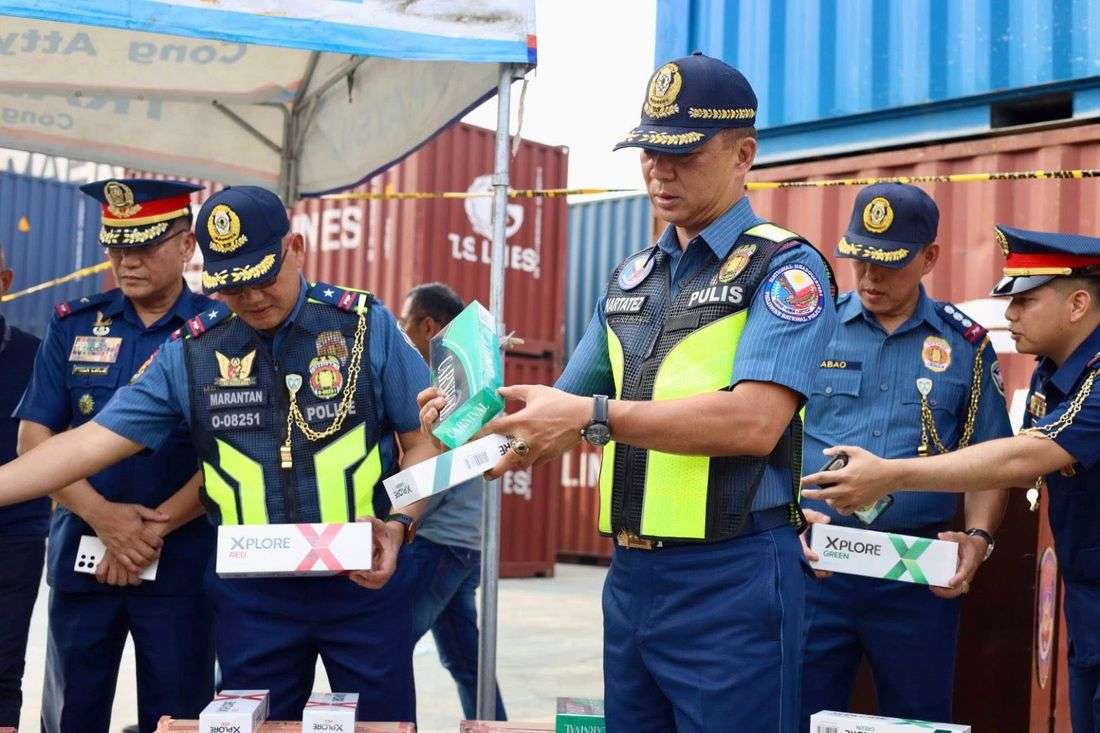 PNP probes possible smuggling network behind P2.6-B worth of illegal cigarettes