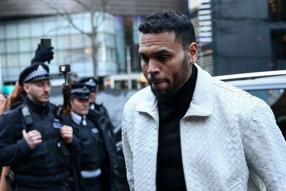 US singer Chris Brown in UK court ahead of October assault trial