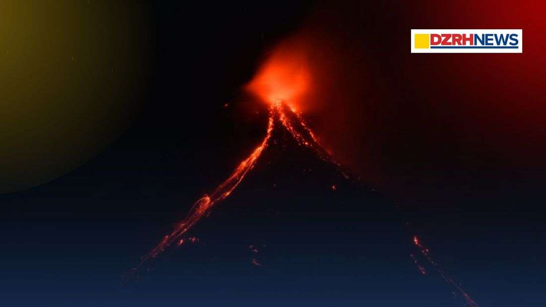 Mayon Volcano’s effusive eruption continues for 18th day; lava flows reach up to 3.2 kilometers