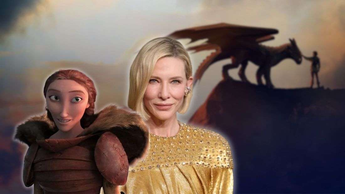 Cate Blanchett brings Valka to life in live-action “How to Train Your Dragon” sequel