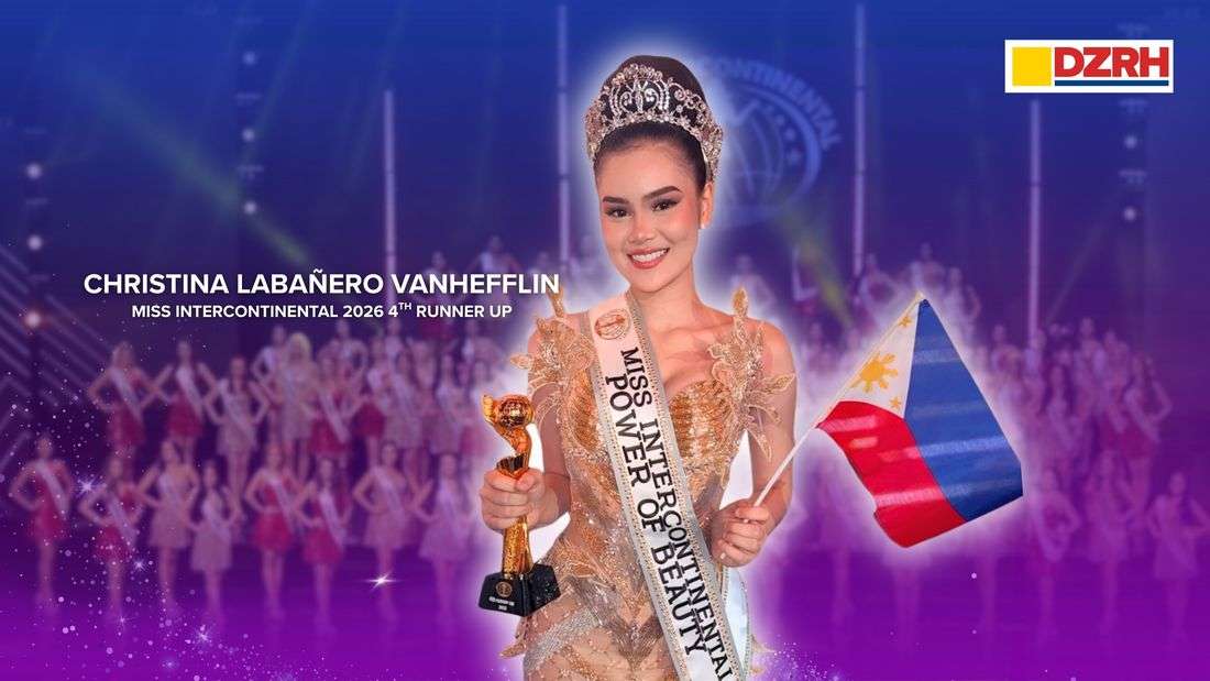 Christina Vanhefflin shines at the 53rd Miss Intercontinental, places 4th runner-up