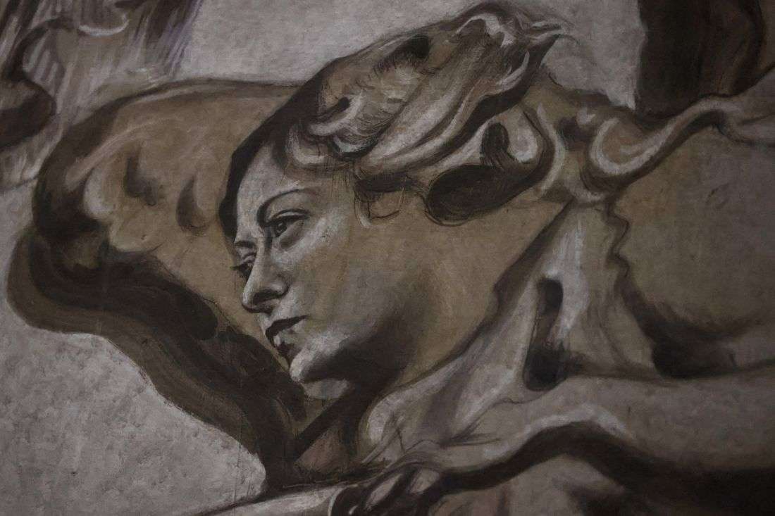 Italy investigates church painting of angel restored to look like Meloni