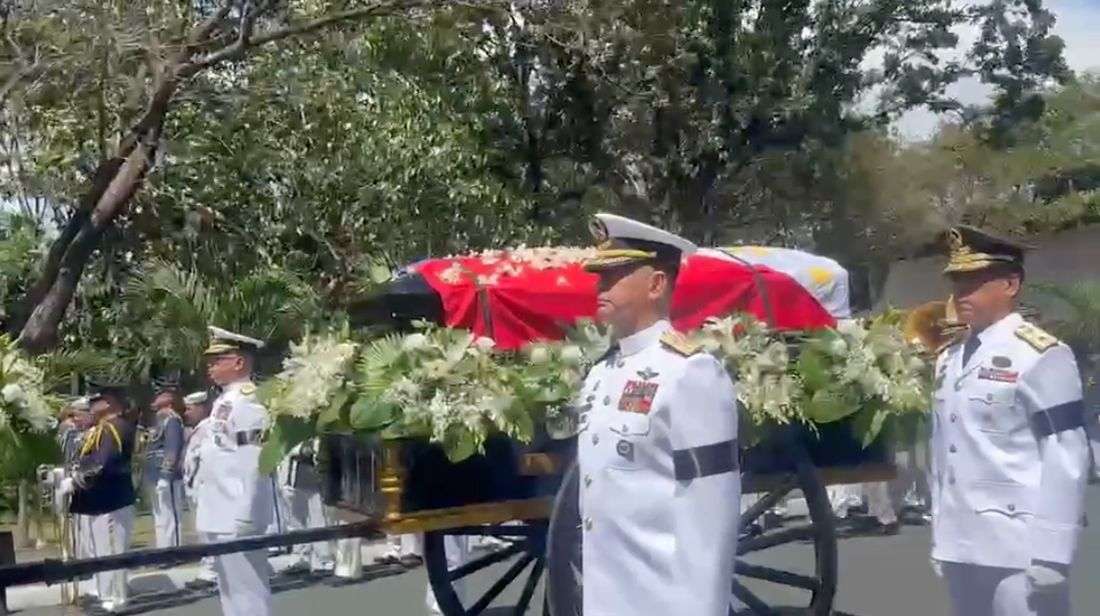 Former Speaker Jose de Venecia Jr. laid to rest at the Libingan ng mga Bayani