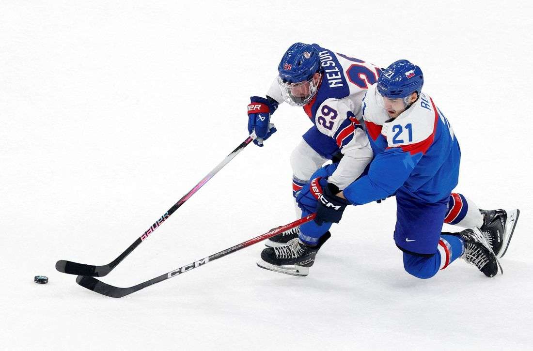 Olympics-Ice hockey-U.S. men's hockey eyes first Olympic gold in 46 years against Canada
