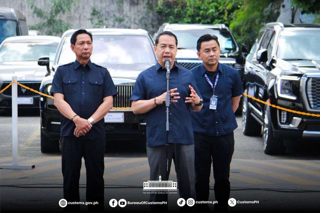 BOC holds turnover ceremony of proceeds from Discaya luxury vehicles to National Treasury