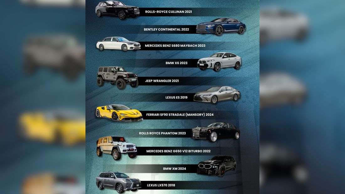 BOC to auction 11 luxury vehicles on March 27