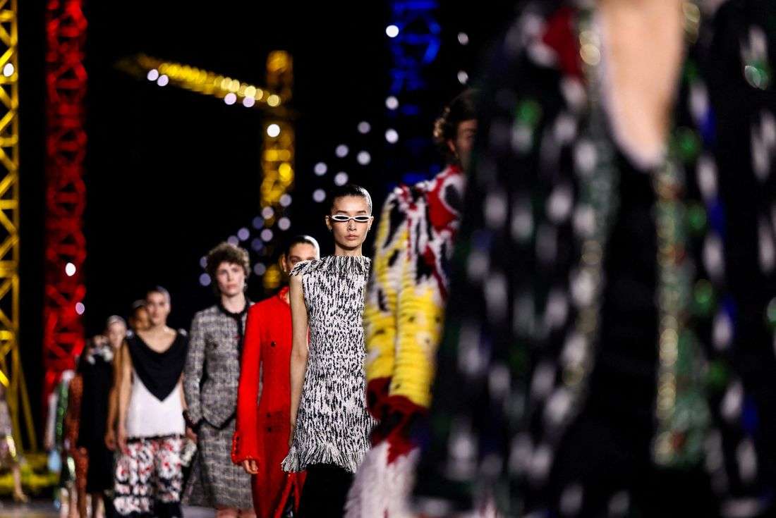 Chanel presents iridescent looks for Matthieu Blazy's first fall/winter collection