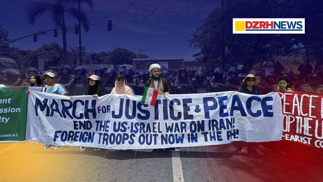 Activist groups stage protest in Manila, condemn U.S. actions against Iran