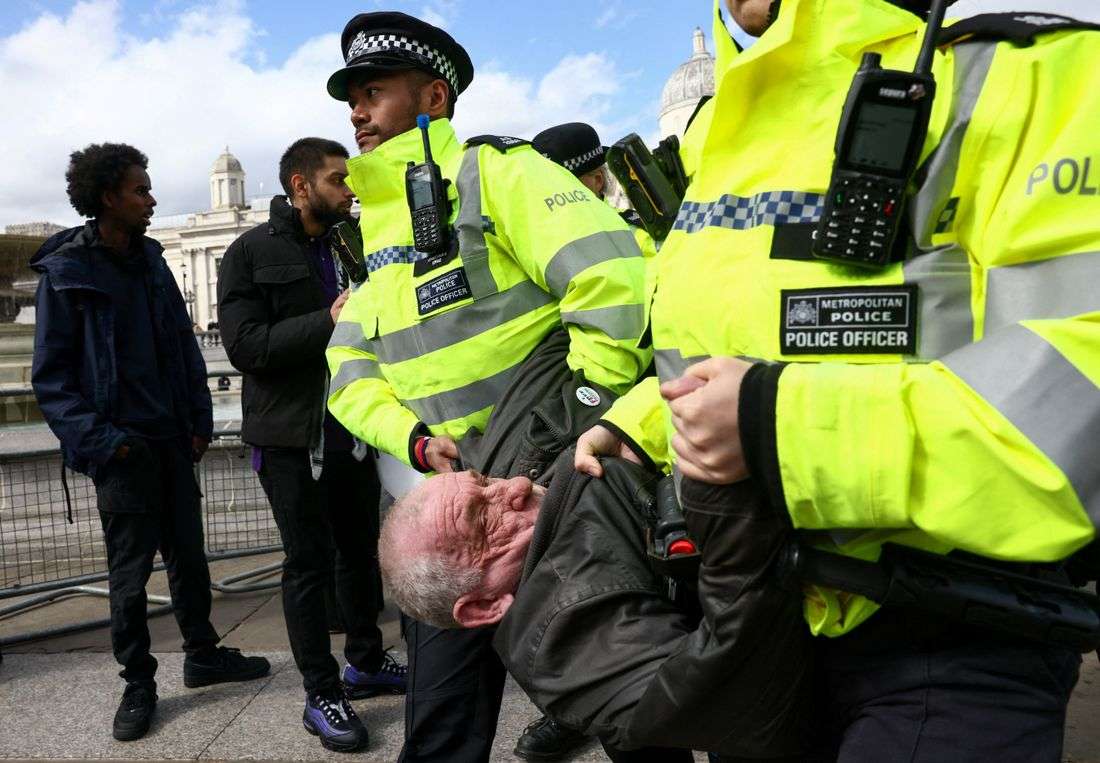 London police arrest 523 people at protest over Palestine Action ban