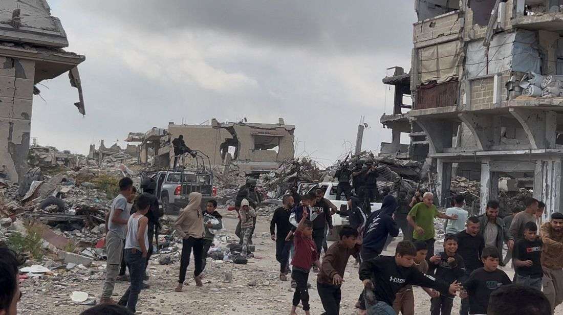 Israeli strikes kill five in Gaza, Hamas clashes with Israeli-backed militia