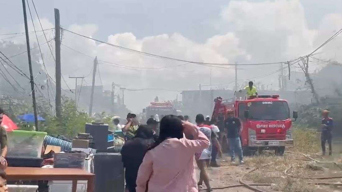 2 injured after fire hits Muntinlupa residential area