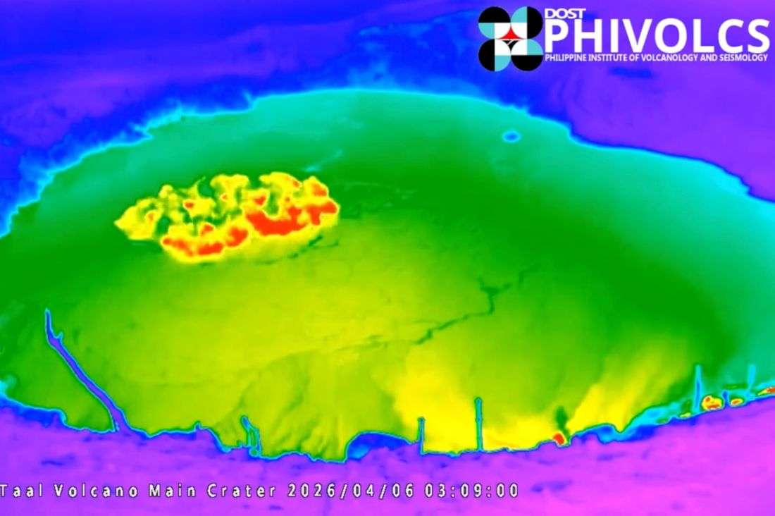 Weak phreatic eruption recorded at Taal Volcano; Alert Level 1 stays