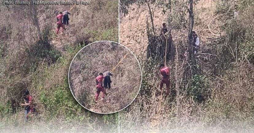 Three minors rescued by PNP in Bontoc mountain
