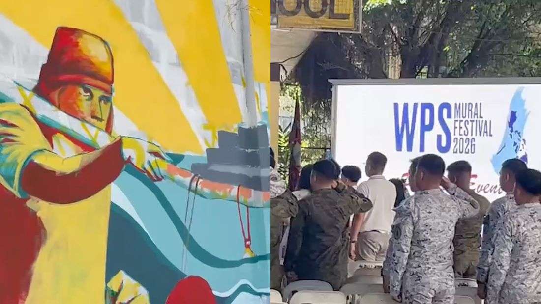 AFP opens Camp Aguinaldo wall for West Philippine Sea community mural on Araw ng Kagitingan