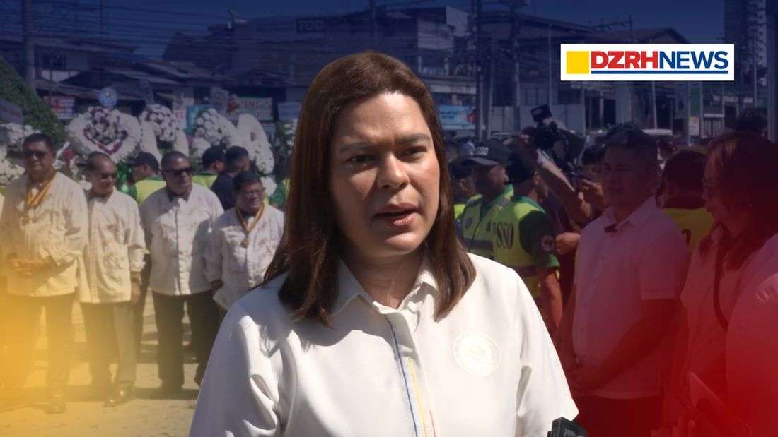 VP Duterte says no final Senate slate yet for 2028 elections, cites political tensions