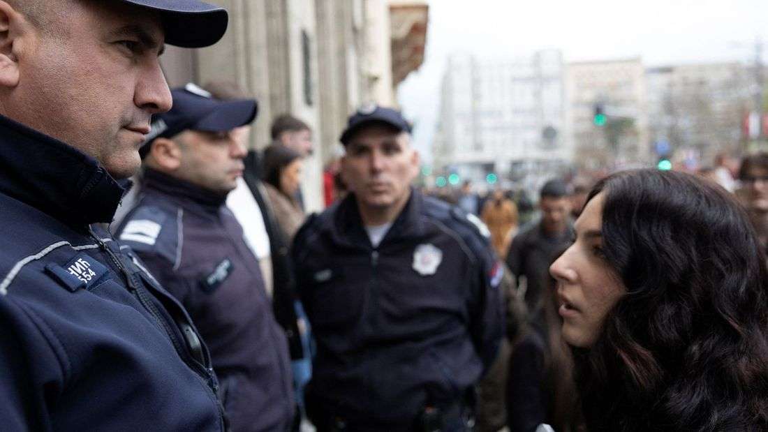 Serbian students, protesters clash with police in Belgrade