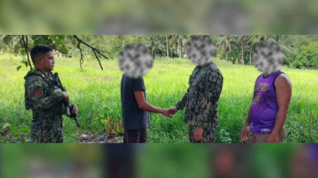 NPA member surrenders to Northern Samar authorities