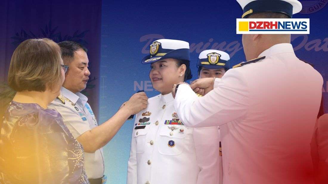 PCG Spokesperson Cayabyab takes oath as Commodore, makes history