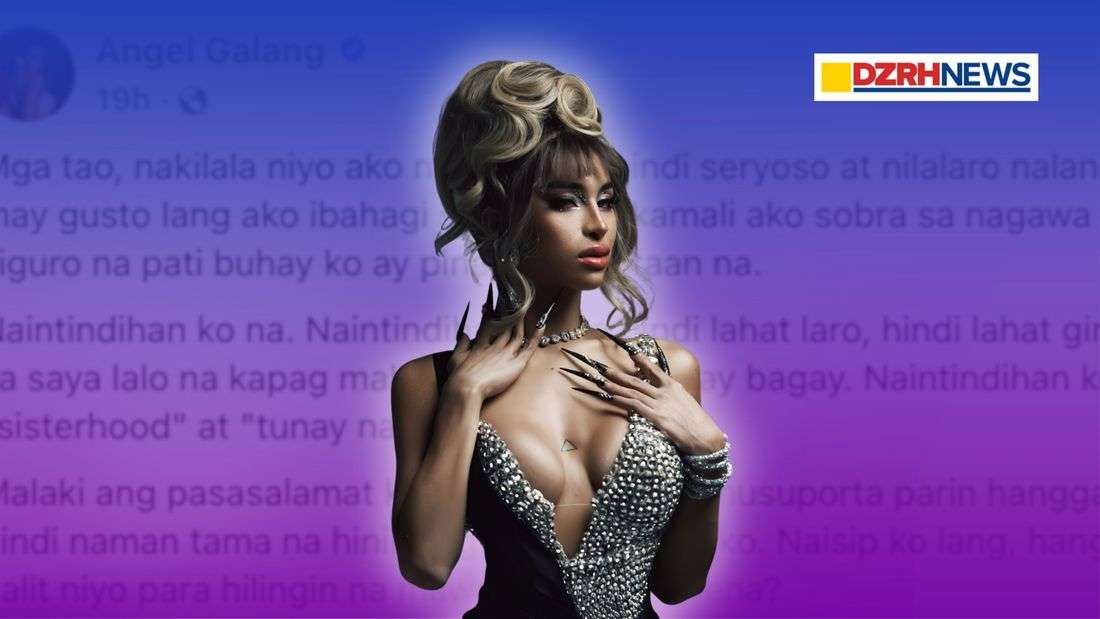 Drag queen Angel Galang issues emotional statement after backlash over Miss Universe PH remarks
