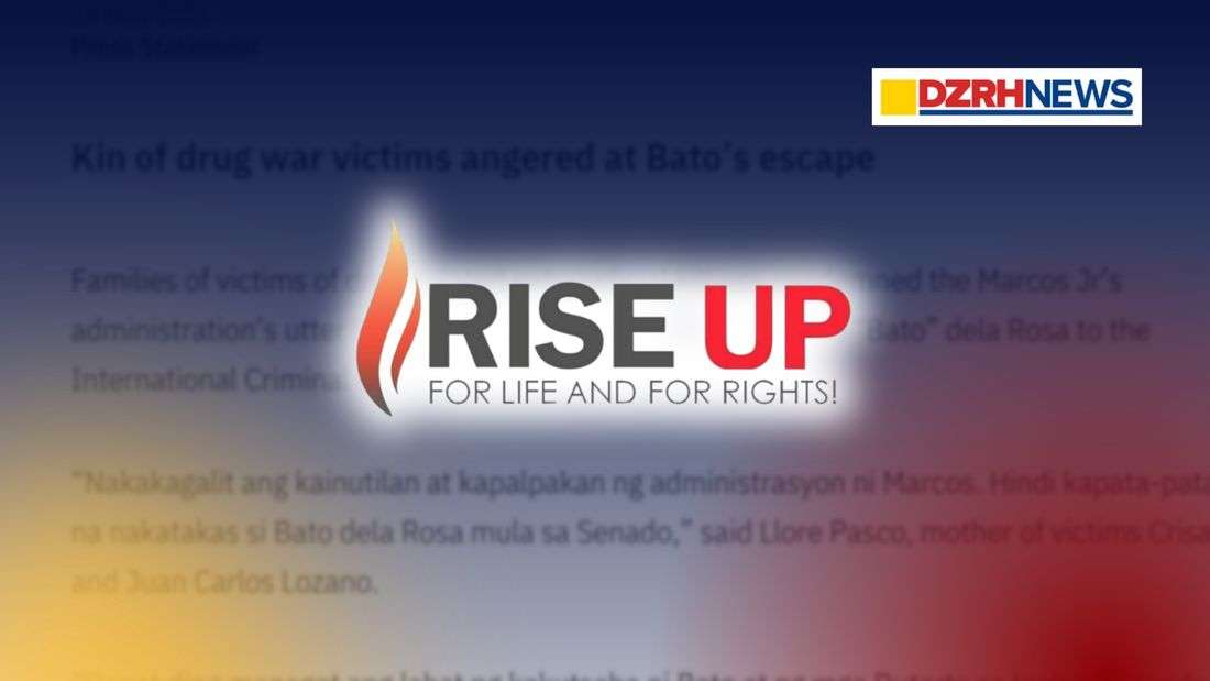 Drug war victims’ families condemn alleged escape of dela Rosa, demand ICC surrender
