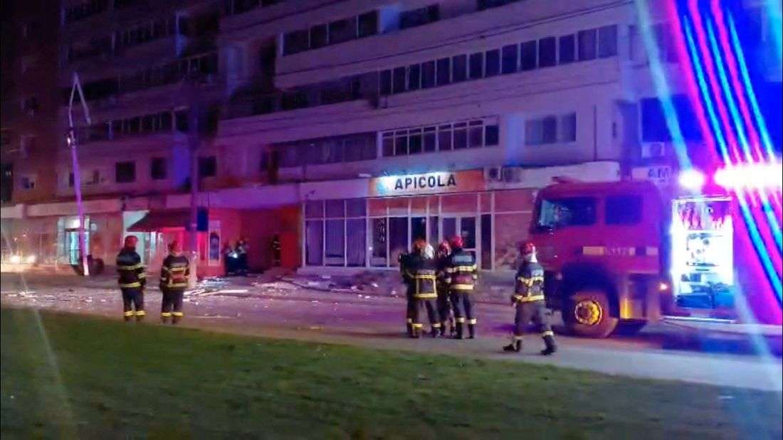 Romania says Russian drone hit block of flats in Galati injuring two