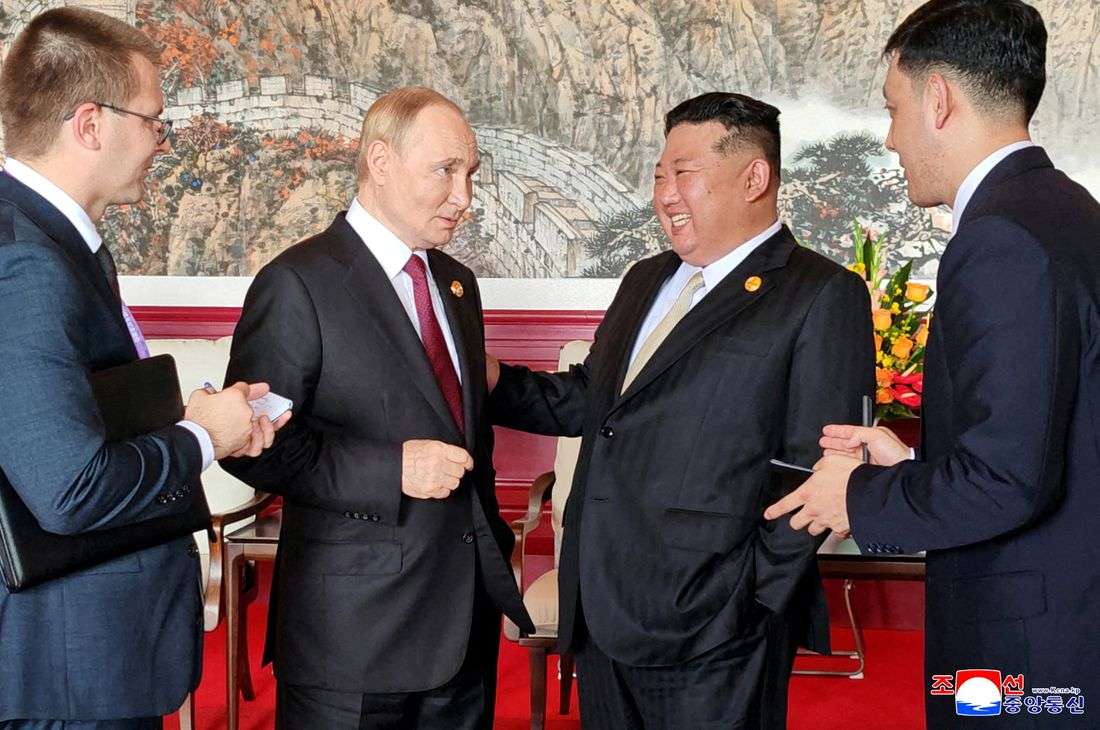 North Korean leader Kim calls ties with Russia top priority in Victory Day message to Putin