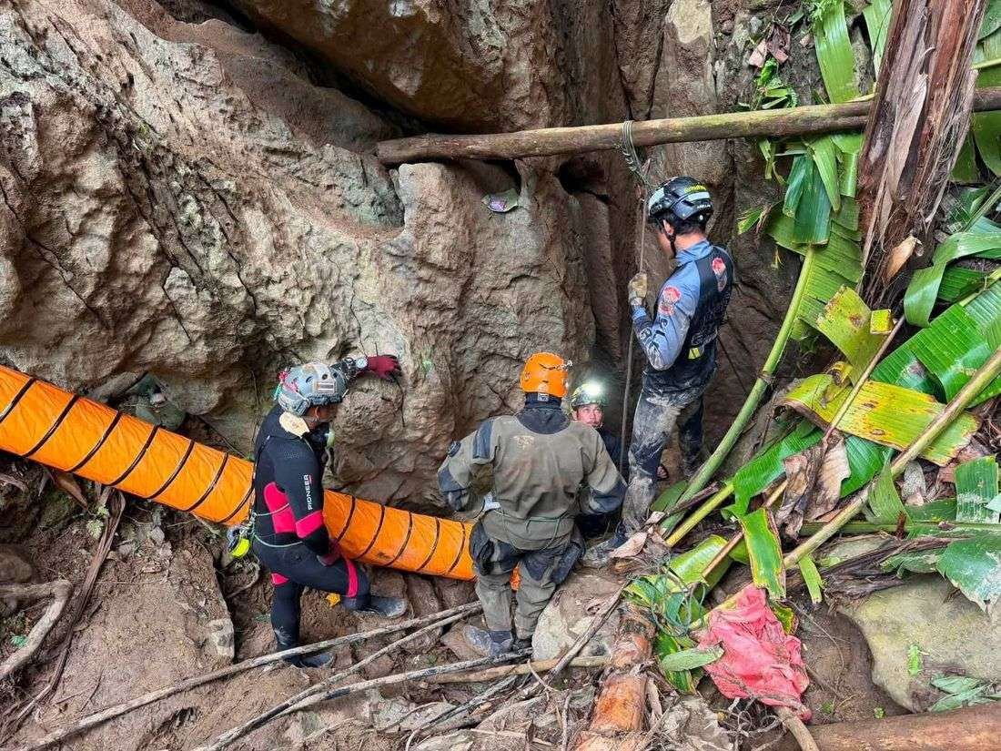 'Not far away': rescue team confident of reaching 7 trapped for days in Laos cave