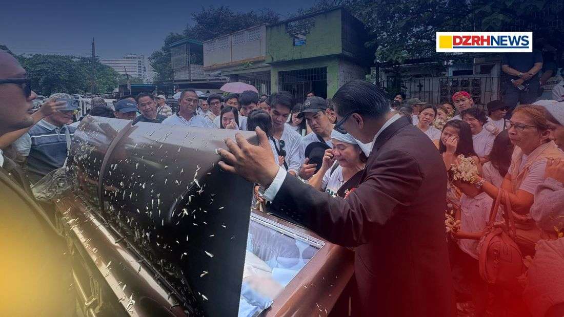 DZRH veteran reporter Boy Gonzales laid to rest at Manila North Cemetery
