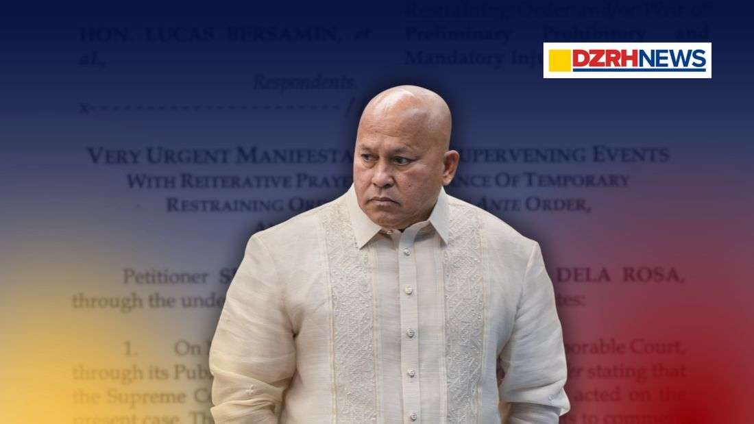 Dela Rosa files second TRO plea before Supreme Court