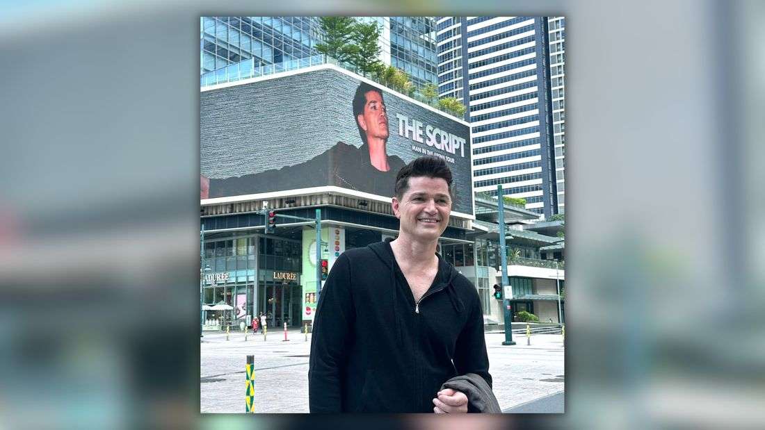 The Script’s Danny O’Donoghue spotted in Manila ahead of 2027 arena concert