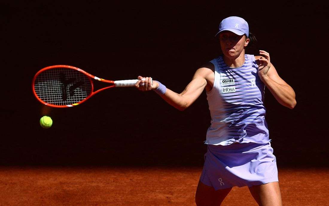 Tennis-Swiatek cruises, Wawrinka and Monfils conclude French Open chapters