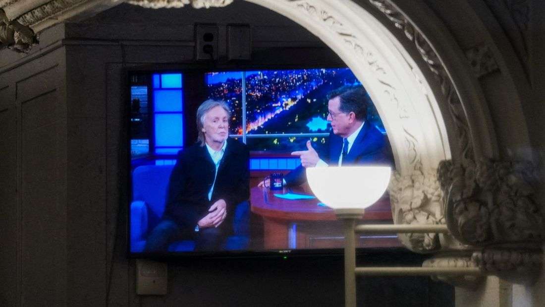 Paul McCartney helps Stephen Colbert say goodbye to 'Late Show'