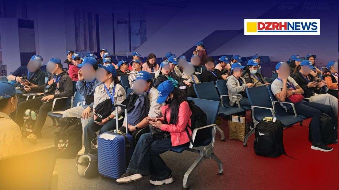 100 Filipinos repatriated from Kuwait, receive aid and reintegration support
