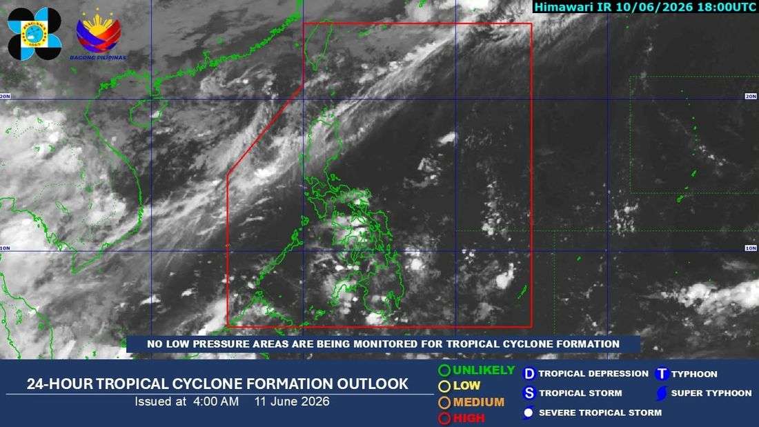 Habagat brings rains over Ilocos Norte, Batanes, and Babuyan Islands