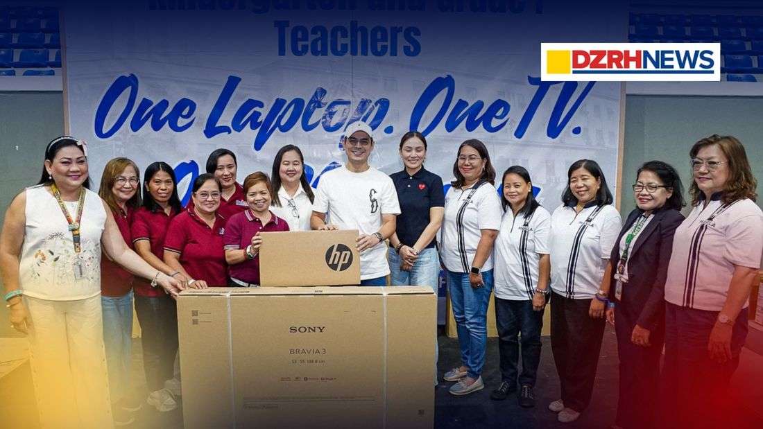 Manila distributes smart TVs, laptops to kinder and grade 1 teachers