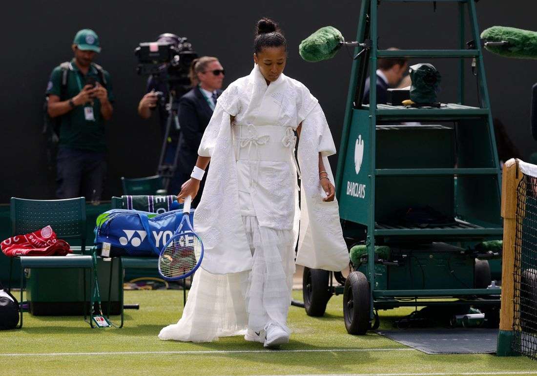 Osaka defeats Jacquemot after Japanese-inspired 'Kill Bill' kimono walk-on