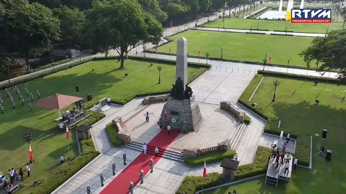 Marcos leads 128th Independence Day rites at Rizal Park