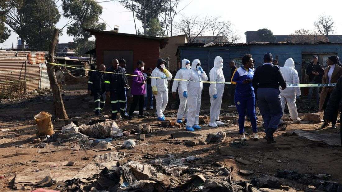 Twelve killed, nine injured in Johannesburg shooting, South African police say